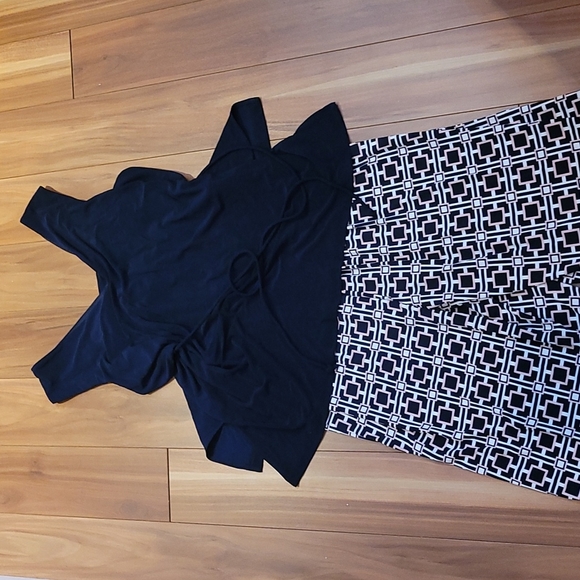 Nwt NINA LEONARD fashion v-neck jumpsuit - Picture 3 of 5